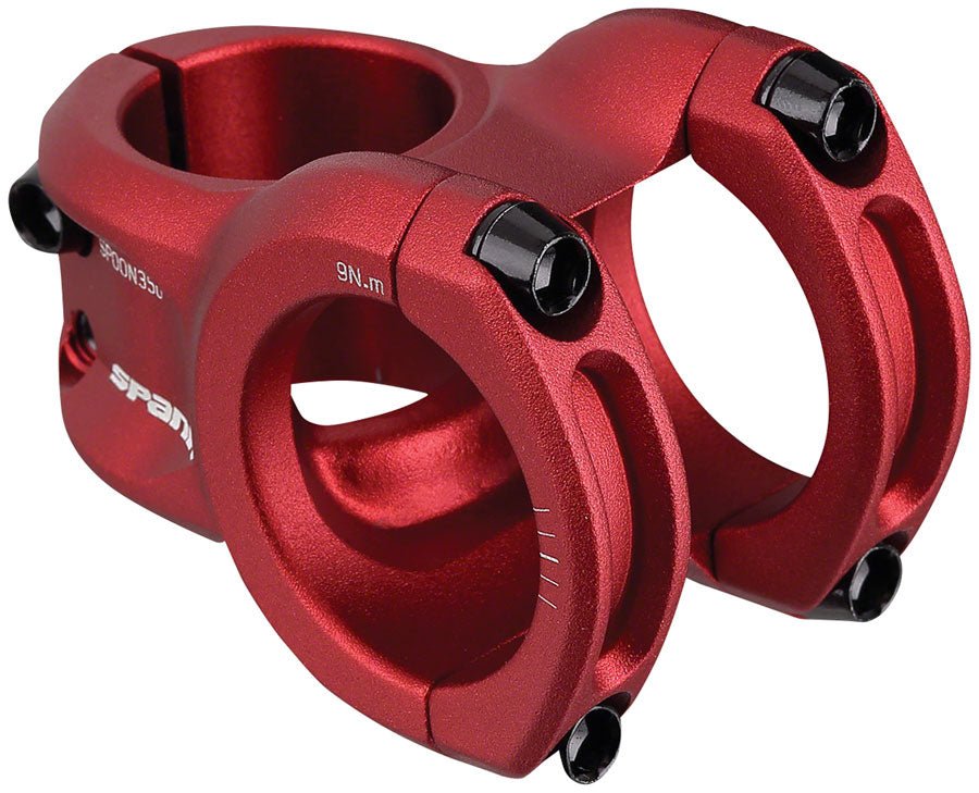 Spank Spoon 318 Stem - 43mm Length - 31.8mm Clamp - Red - The Lost Co. - Spank - SM7526 - 4710155968075 - -