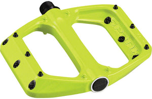 Spank Spoon DC Pedals - Platform Aluminum 9/16" Lime Green - The Lost Co. - Spank - PD0087 - 4711225690797 - -