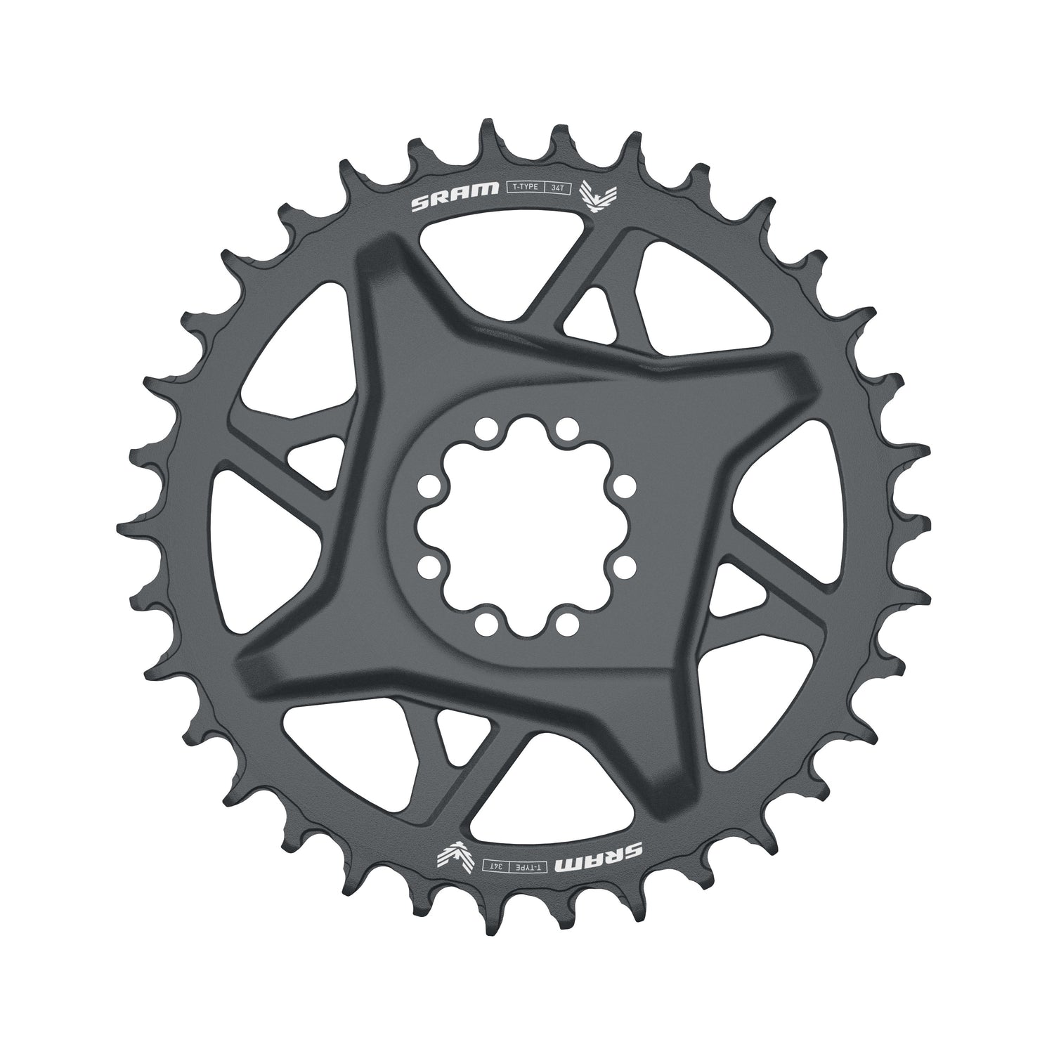 SRAM GX Eagle T-Type Direct Mount Chainring - 34t - 8-bolt - 3mm Offset - Dark Polar - The Lost Co. - SRAM - 11.6218.054.002 - 710845888137 - -
