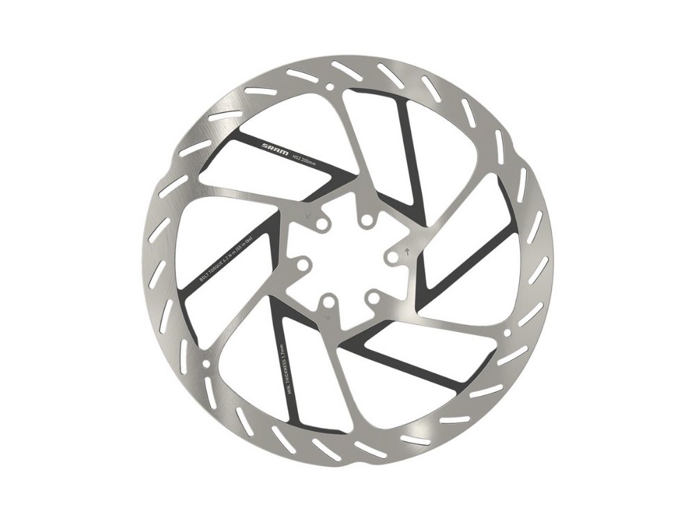 SRAM HS2 Disc Brake Rotor 6-Bolt - The Lost Co. - SRAM - 00.5018.176.000 - 710845862328 - 160mm -