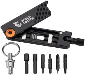 Wolf Tooth 6-Bit Hex Wrench Multi-Tool with Keyring - Orange - The Lost Co. - Wolf Tooth - TL0137 - 810006805819 - -