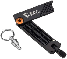 Load image into Gallery viewer, Wolf Tooth 6-Bit Hex Wrench Multi-Tool with Keyring - Orange - The Lost Co. - Wolf Tooth - TL0137 - 810006805819 - -