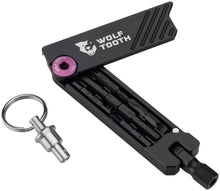 Load image into Gallery viewer, Wolf Tooth 6-Bit Hex Wrench Multi-Tool with Keyring - Purple - The Lost Co. - Wolf Tooth - TL0138 - 810006805826 - -