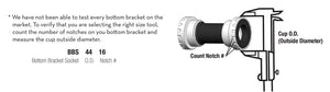 Wolf Tooth Bottom Bracket Tool - BBS4816 16 Notch 48mm - The Lost Co. - Wolf Tooth - TL6830 - 812719028837 - -