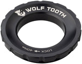Wolf Tooth CenterLock Rotor Lockring - External Splined Black - The Lost Co. - Wolf Tooth - B-WQ4100 - 810006805598 - -