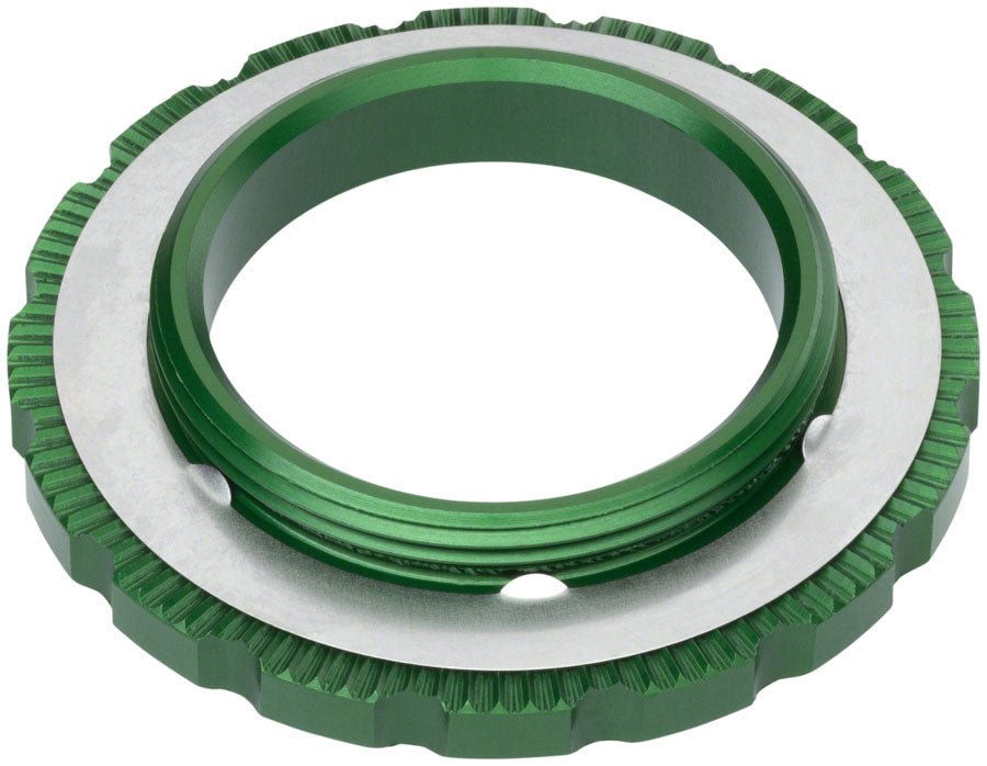 Wolf Tooth CenterLock Rotor Lockring - External Splined Green - The Lost Co. - Wolf Tooth - B-WQ4105 - 810006805642 - -