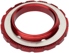 Load image into Gallery viewer, Wolf Tooth CenterLock Rotor Lockring - External Splined Red - The Lost Co. - Wolf Tooth - B-WQ4101 - 810006805604 - -