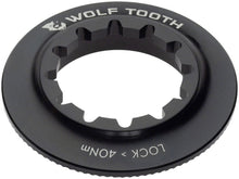 Load image into Gallery viewer, Wolf Tooth Centerlock Rotor Lockring - Internal Splined Black - The Lost Co. - Wolf Tooth - BR0503 - 810006806861 - -