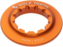 Load image into Gallery viewer, Wolf Tooth Centerlock Rotor Lockring - Internal Splined Orange - The Lost Co. - Wolf Tooth - BR0507 - 810006807103 - -