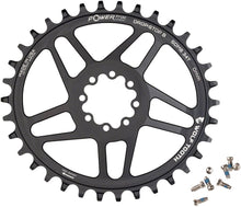 Load image into Gallery viewer, Wolf Tooth Components Chainring - Drop-Stop B - 0mm Offset - SRAM 8-Bolt Direct Mount - 34t - Oval - Black - The Lost Co. - Wolf Tooth Components - CH0116 - 810006808988 - -