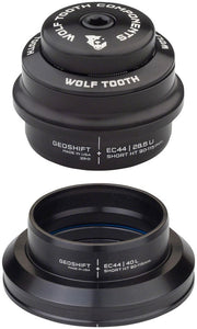 Wolf Tooth GeoShift Performance Angle Headset - 1 Deg Short EC44/EC44 Black - The Lost Co. - Wolf Tooth Components - HD0002 - 810006805260 - -