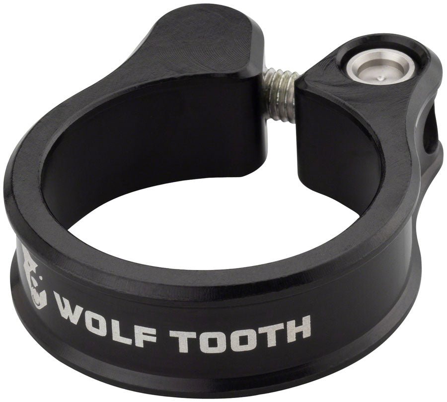 Wolf Tooth Seatpost Clamp - 28.6mm Black - The Lost Co. - Wolf Tooth - ST1744 - 810006802801 - -